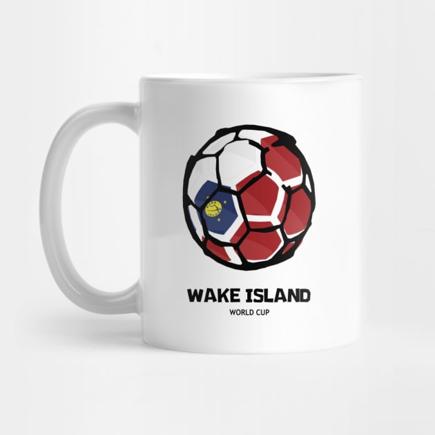 Wake Island Football Country Flag by KewaleeTee